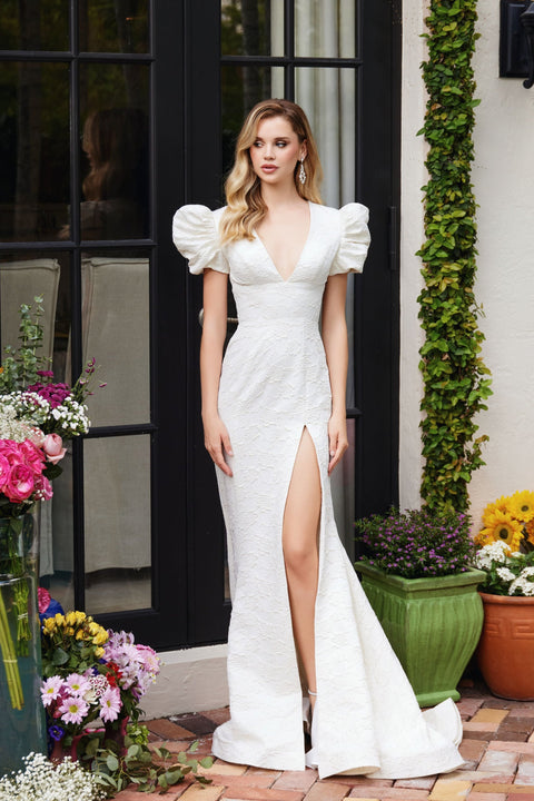 Ava Presley 40100 contemporary floral dress with timeless elegance