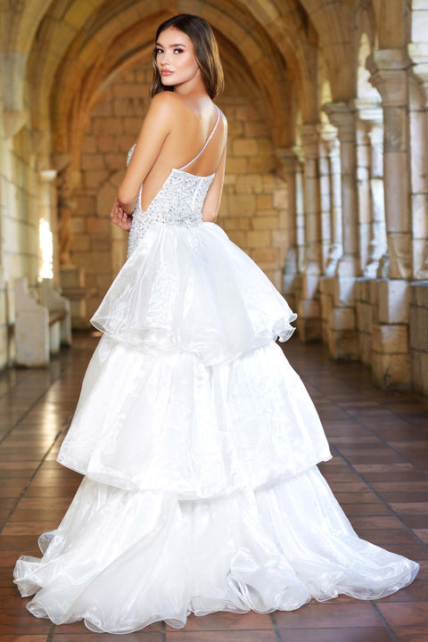 Ava Presley 38822 elegant gala gown with dramatic flair