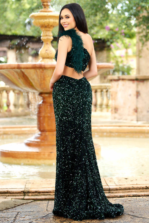 Ava Presley 38901 one shoulder formal dress
