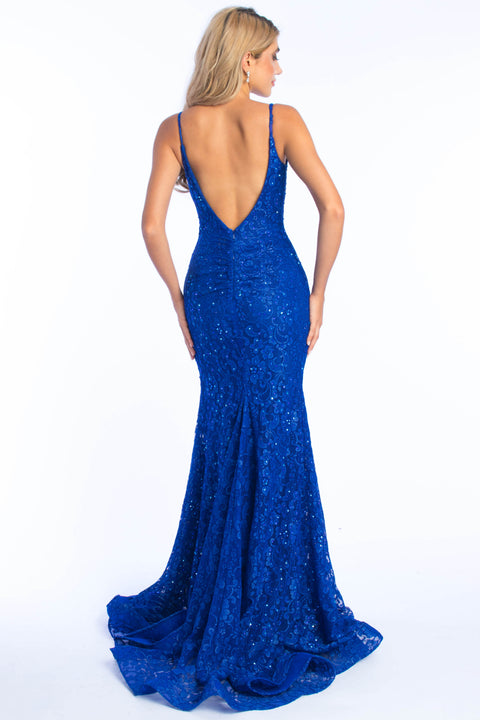 Ava Presley 37317 - Sequin Lace Mermaid Prom Gown
