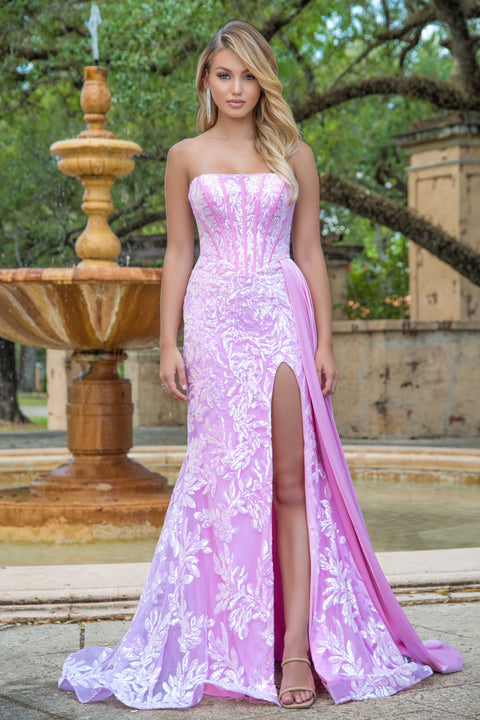 Ava Presley 28291 glamorous strapless formal dress for prom