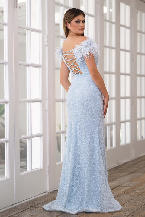 Ava Presley 39240 fitted silhouette evening dress
