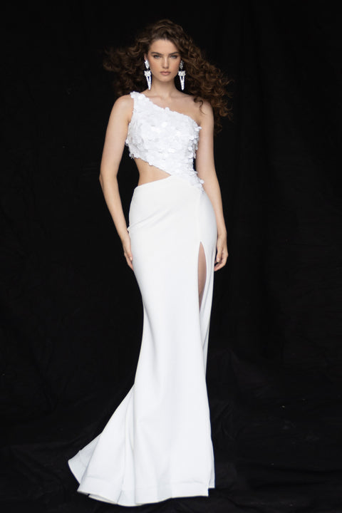 Ava Presley 39247 modern one-shoulder gown for special occasions