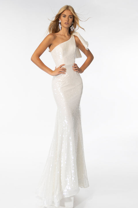 Ava Presley 39286 elegant one-shoulder prom gown