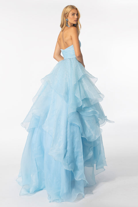 Ava Presley 39560 ethereal formal dress with flowing skirt