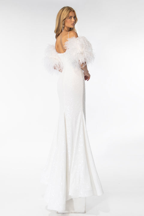 Ava Presley 28287 timeless fitted dress with spaghetti straps