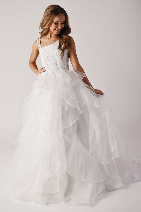 Ava Presley 27726 structured bodice pageant gown