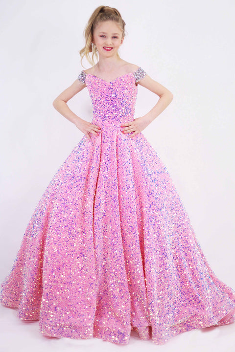 Ava Presley 27733 fully embellished formal dress