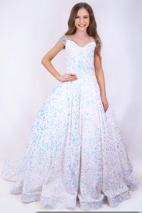 Ava Presley 27733 sparkling formal pageant gown