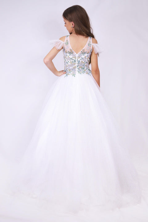 Ava Presley 27737 flowing skirt evening gown