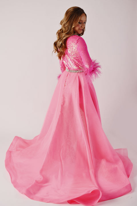 Ava Presley 38023 embellished pageant romper