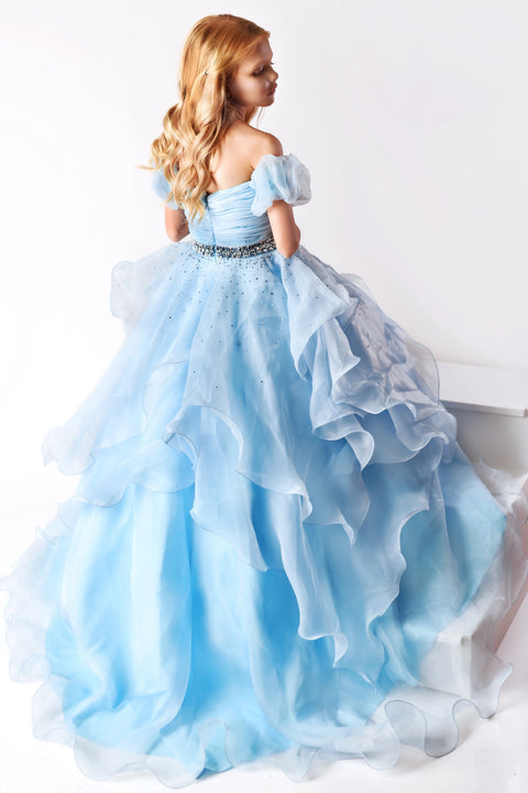 Ava Presley 38025 ruched bodice formal gown