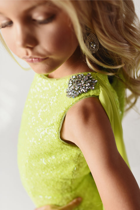 Ava Presley 38027 fitted sequin evening outfit