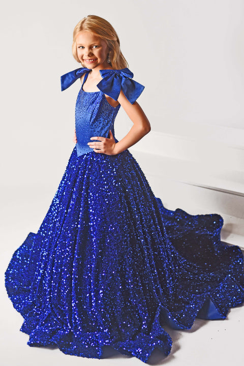 Ava Presley 38031 bow detail formal dress