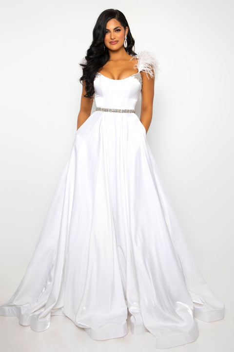 Ava Presley 28570 graceful silhouette gown for formal events