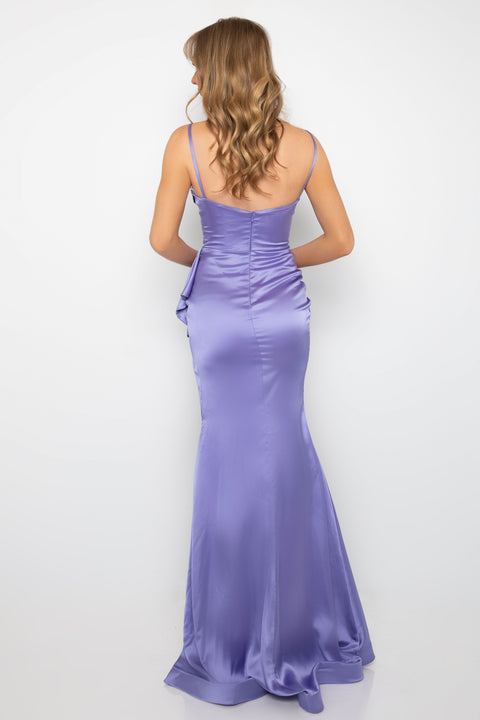 Ava Presley 39306 modern prom gown with dramatic flair