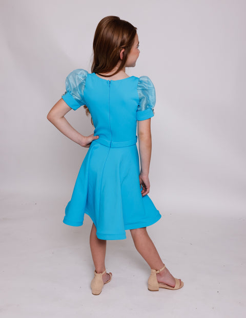 Ava Presley 28829 bow waist short party dress