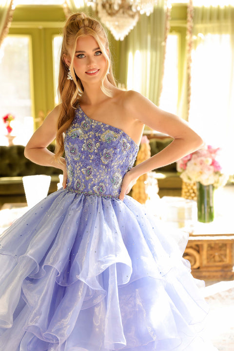 Ava Presley 28575 embroidered sequin prom gown