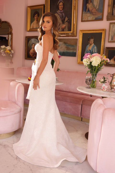 Ava Presley 40099 chic brocade evening dress