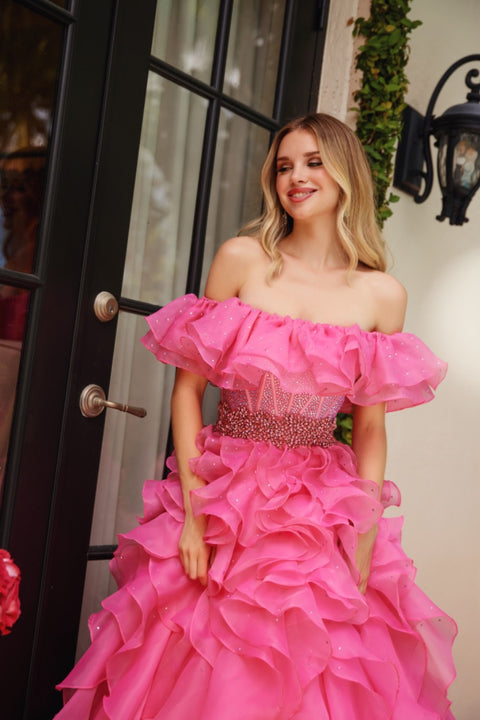 Ava Presley 29533 statement-making gown for grand entrances