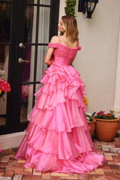 Ava Presley 29544 voluminous skirt formal occasion gown