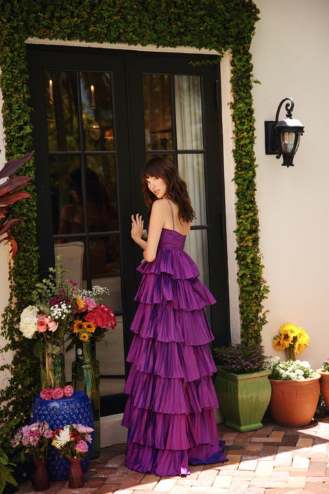 Ava Presley 40046 sweetheart neckline dress with ruched bodice