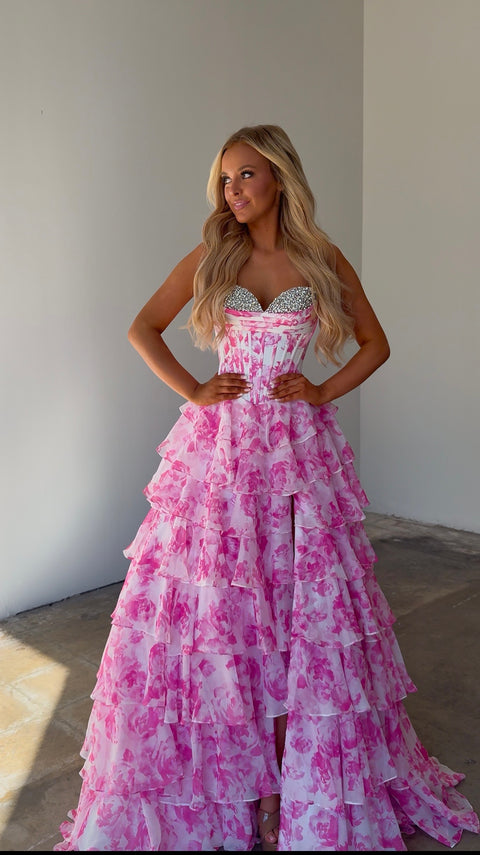 Ava Presley 26441 statement dress for prom or pageant