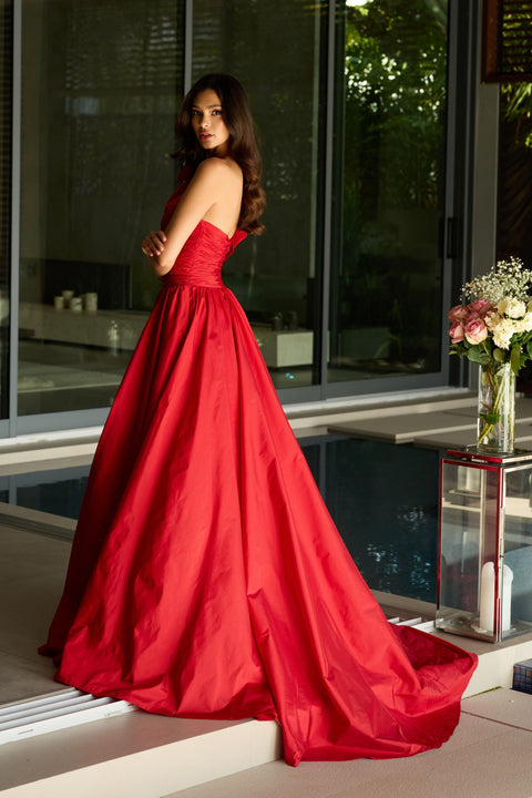 Ava Presley 26524 elegant evening dress with voluminous full skirt