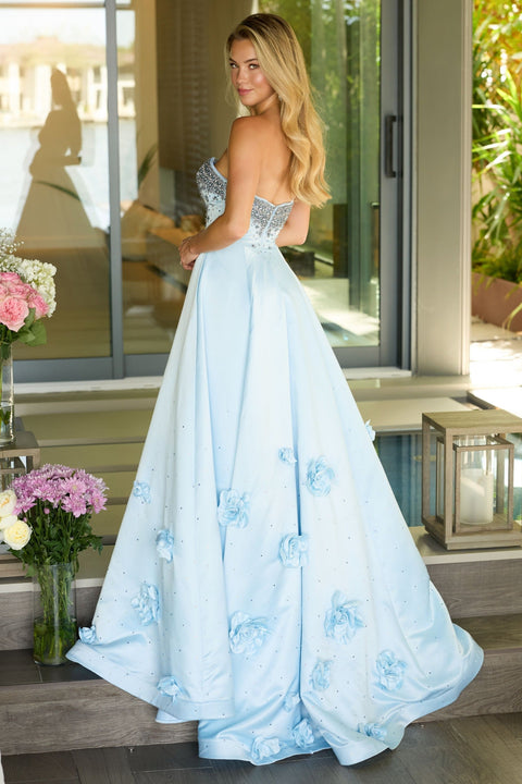 Ava Presley 26532 elegant prom dress with soft shimmer finish