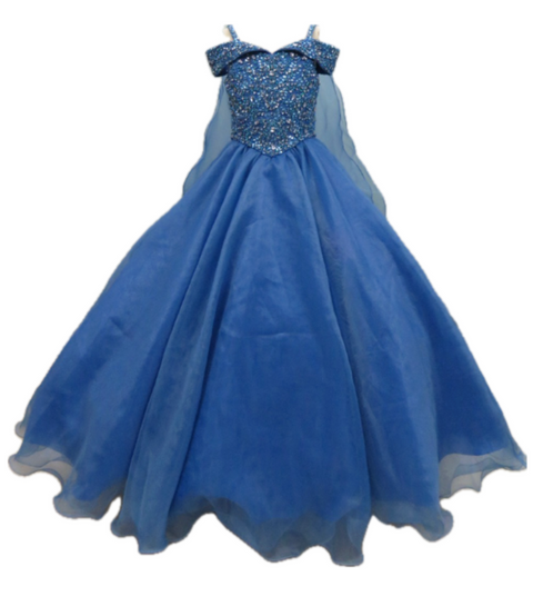 Ava Presley 26818 flowing layered formal gown