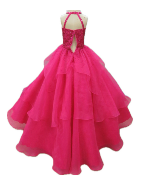 Ava Presley 26820 open back special occasion gown