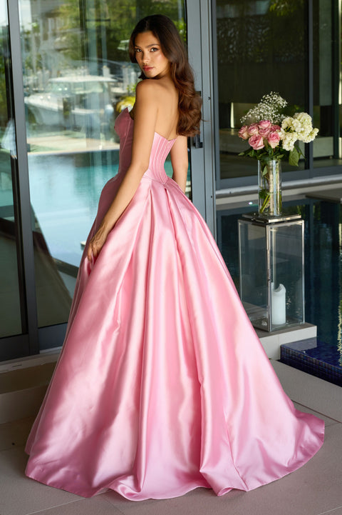 Ava Presley 47223 elegant mikado ball gown