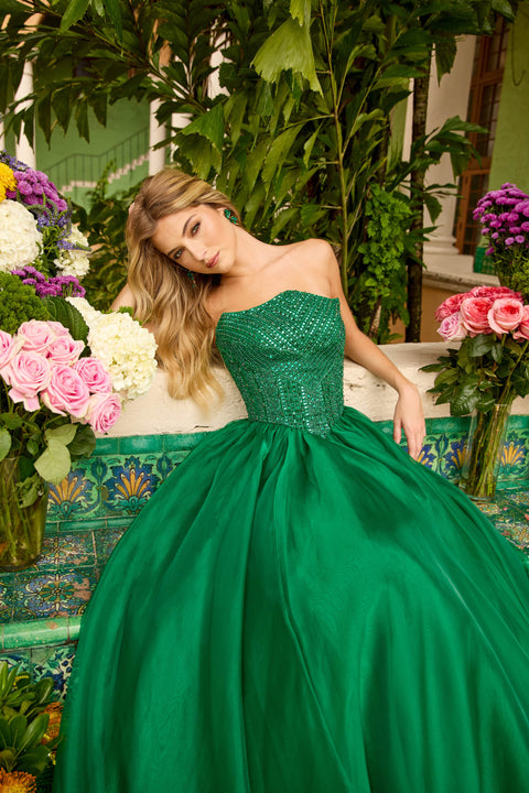 Ava Presley 47255 formal gown with classic ball gown shape