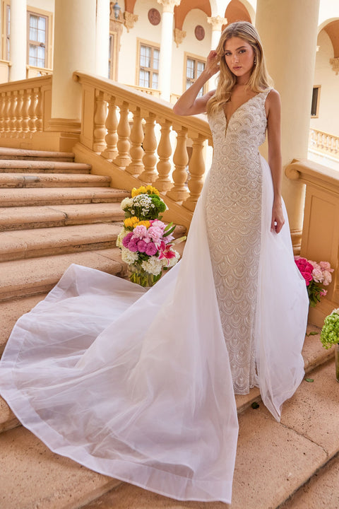 Ava Presley 47224 evening dress with intricate beadwork