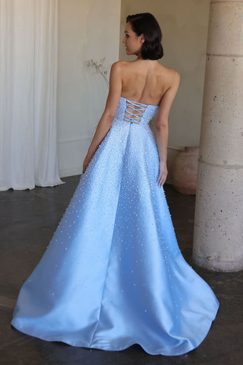 Ava Presley 42500 structured bodice evening gown