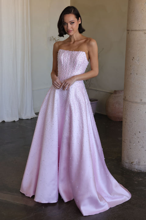 Ava Presley 47283 structured bodice evening dress