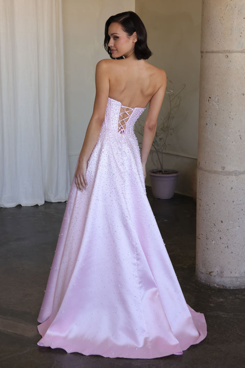 Ava Presley 47283 strapless bridal style gown