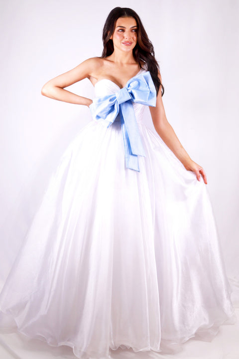 Ava Presley 27720 - Oversized Bow Ball Gown Dress