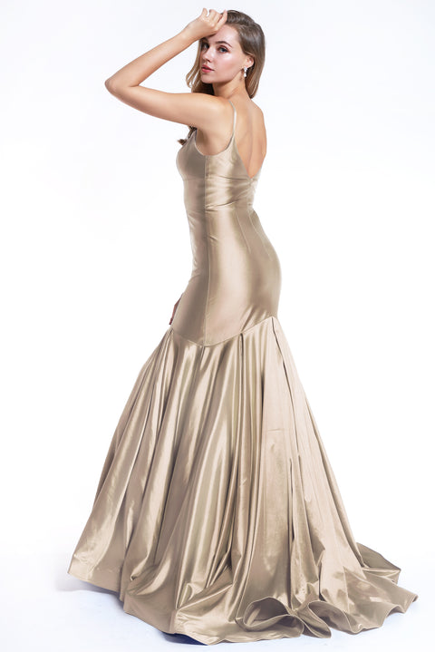 Ava Presley 35730 - Satin Mermaid Evening Gown