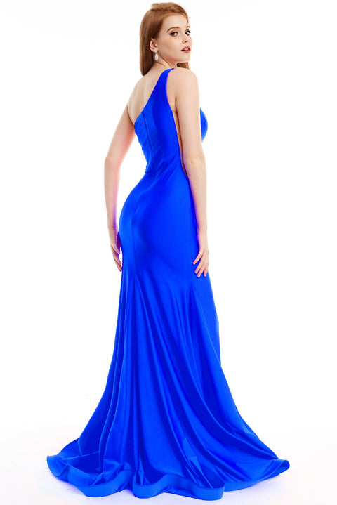 Ava Presley 36010 - One Shoulder High Slit Evening Gown