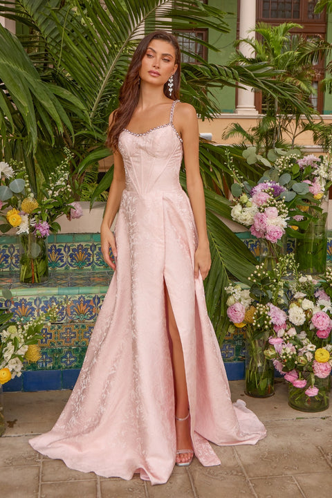 Ava Presley 43078 - Fitted Corset Bodice Flowing Prom Gown