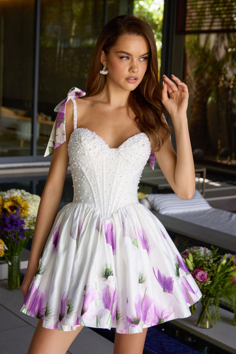 Ava Presley 42432 modern flared party dress