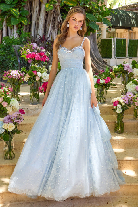 Ava Presley 42526 - Beaded Sweetheart A-Line Prom Gown