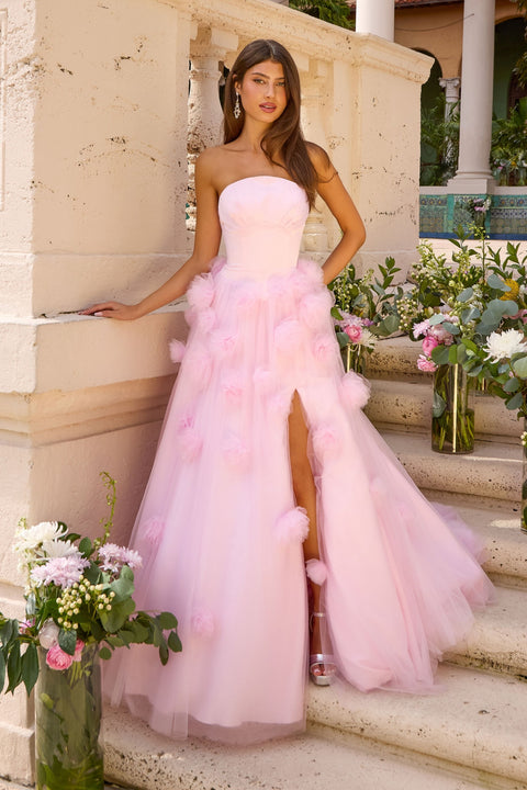 Ava Presley 43019 strapless sweetheart A-line prom gown