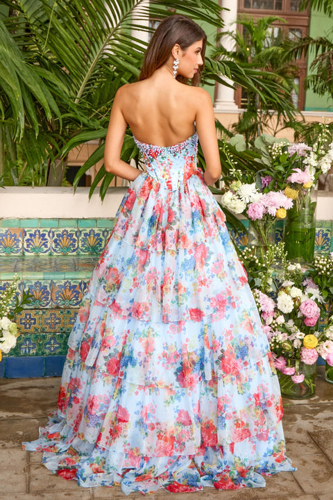Ava Presley 43036 fitted corset bodice prom dress