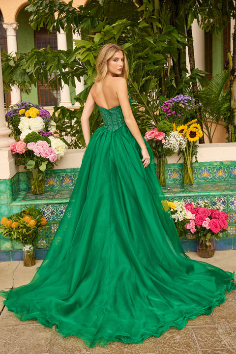 Ava Presley 47255 formal evening dress with structured silhouette