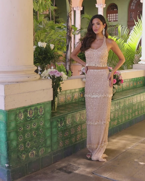 Ava Presley 47237 formal gown with fitted silhouette