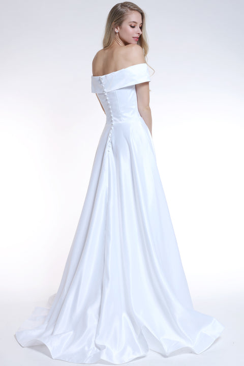 Ava Presley 24653 folded neckline evening gown
