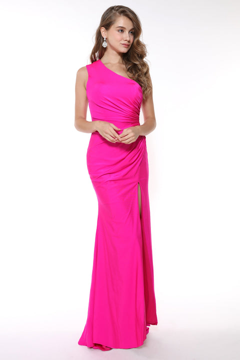 Ava Presley 34531 - One Shoulder High Slit Evening Gown