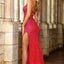 Ava Presley 38837 - Beaded Fringe Lace Up Gown